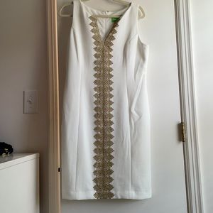 Cappagllo White Shift Dress